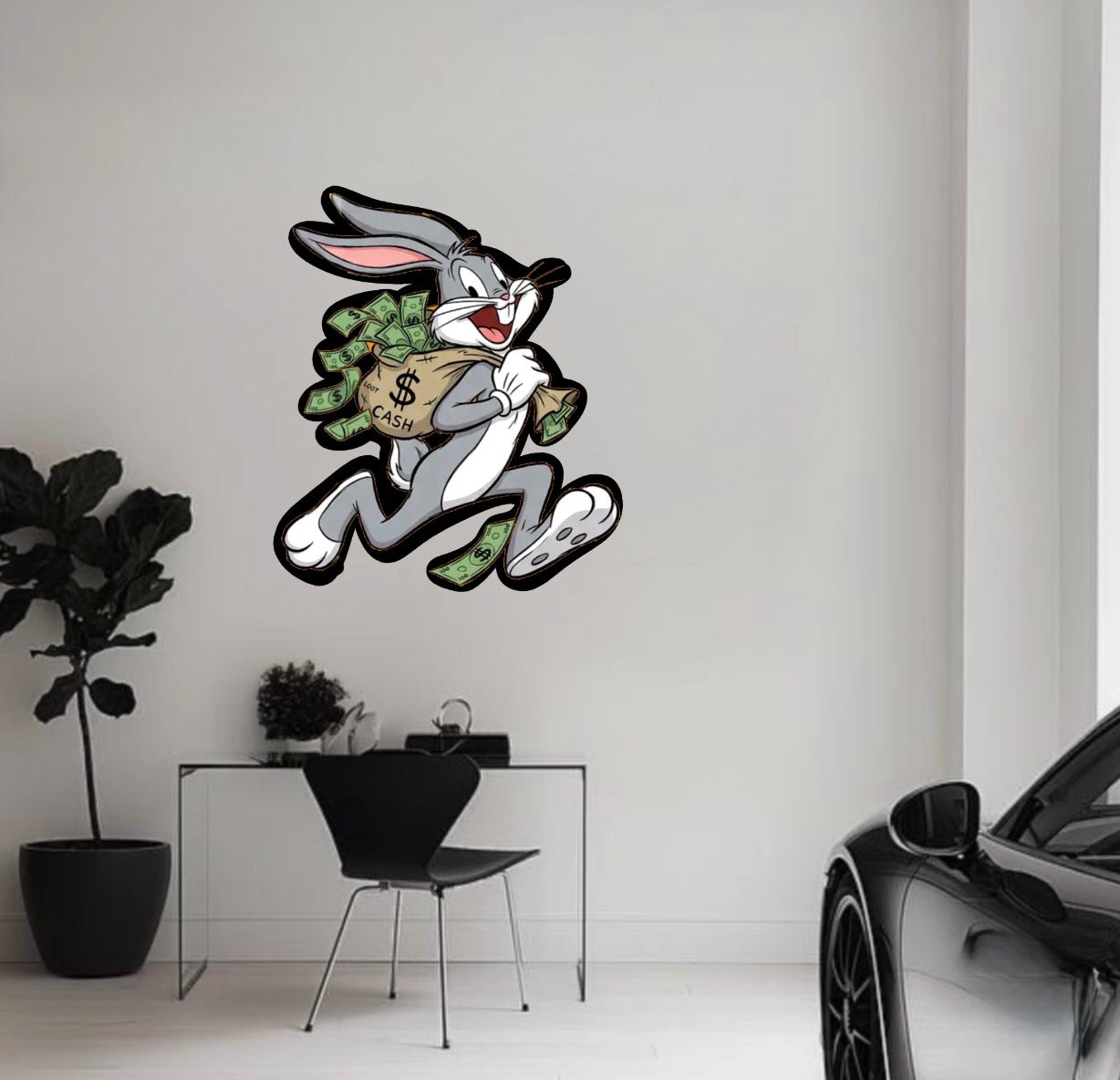 Bugs Bunny Money Chaser