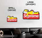 Homer Sleeping on Supreme